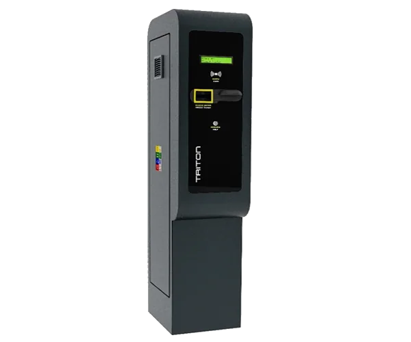 TOF Parking Exit Station Barcode Ticket Reader Terminal