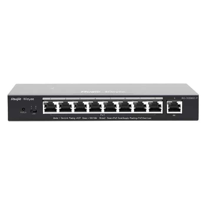 Ruijie Reyee RG-ES209GC-P 9-Port Gigabit Smart Cloud Managed PoE+ Switch